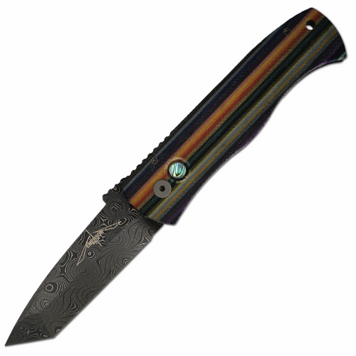 ProTech Unique Emerson CQC7 Tanto Mexican Blanket G-Carta / Damascus